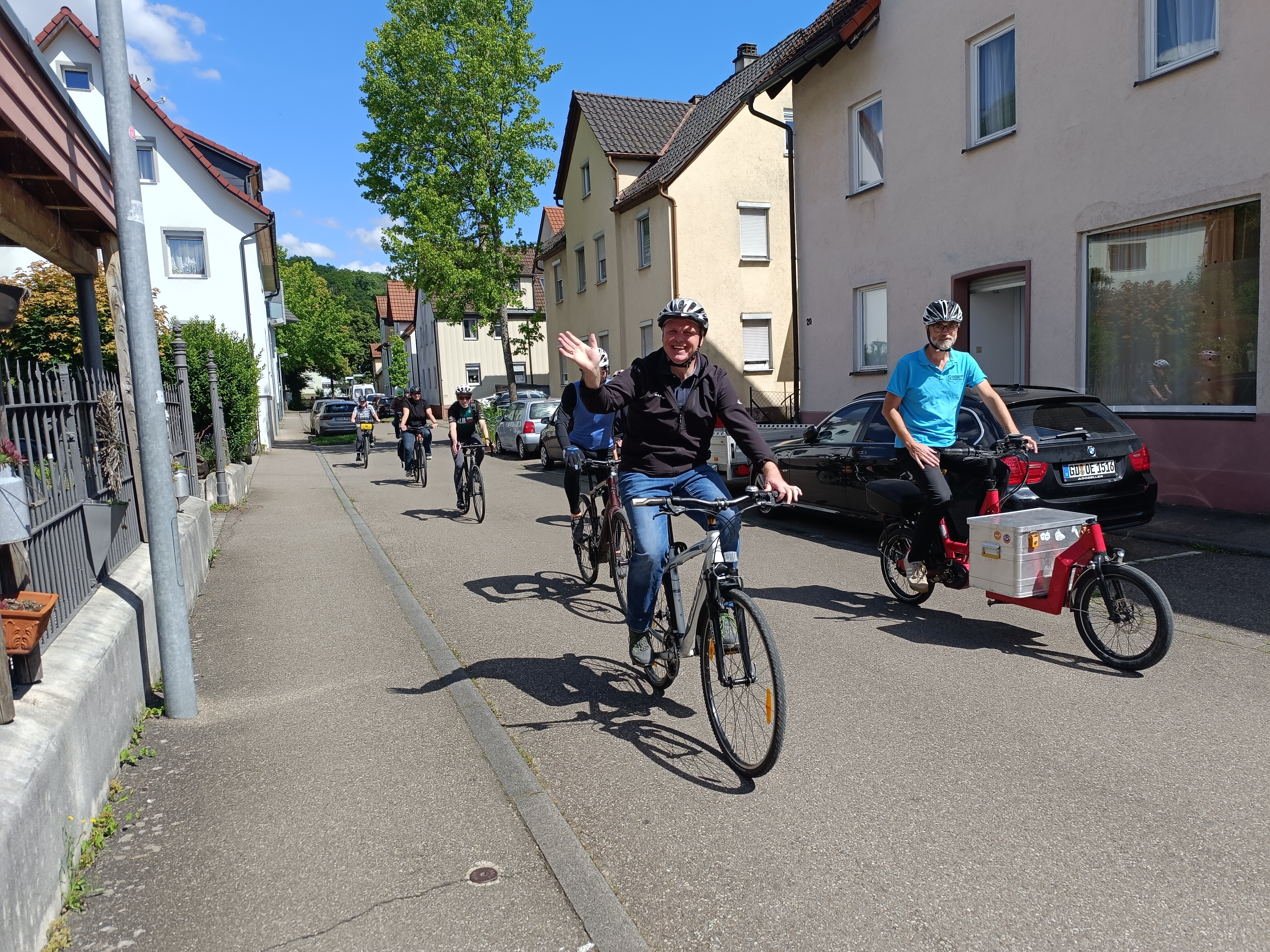  Ein Teil der Strecke ging durch die fahrradfreundliche Klarenbergstraße 