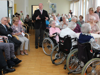 Wiedereröffnung der offenen Begegnungsstätte im Pflegeheim St. Johannes am 27. Mai